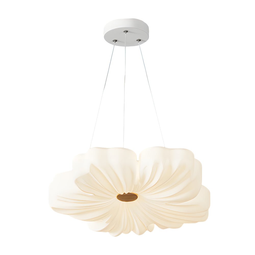 Nordic White Acrylic Flower Ceiling Lamp - LED 3-Step Dimming