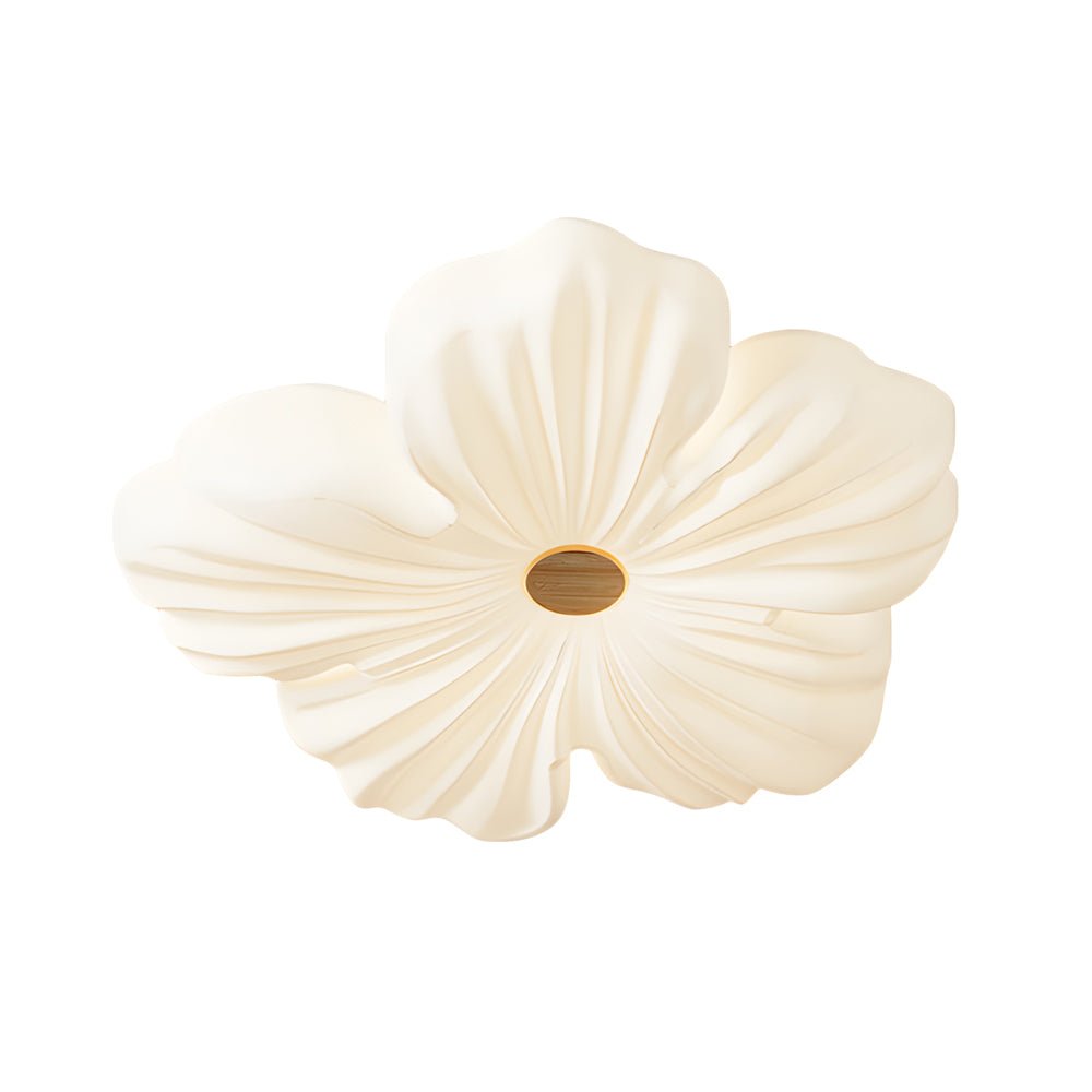 Nordic White Acrylic Flower Ceiling Lamp - LED 3-Step Dimming