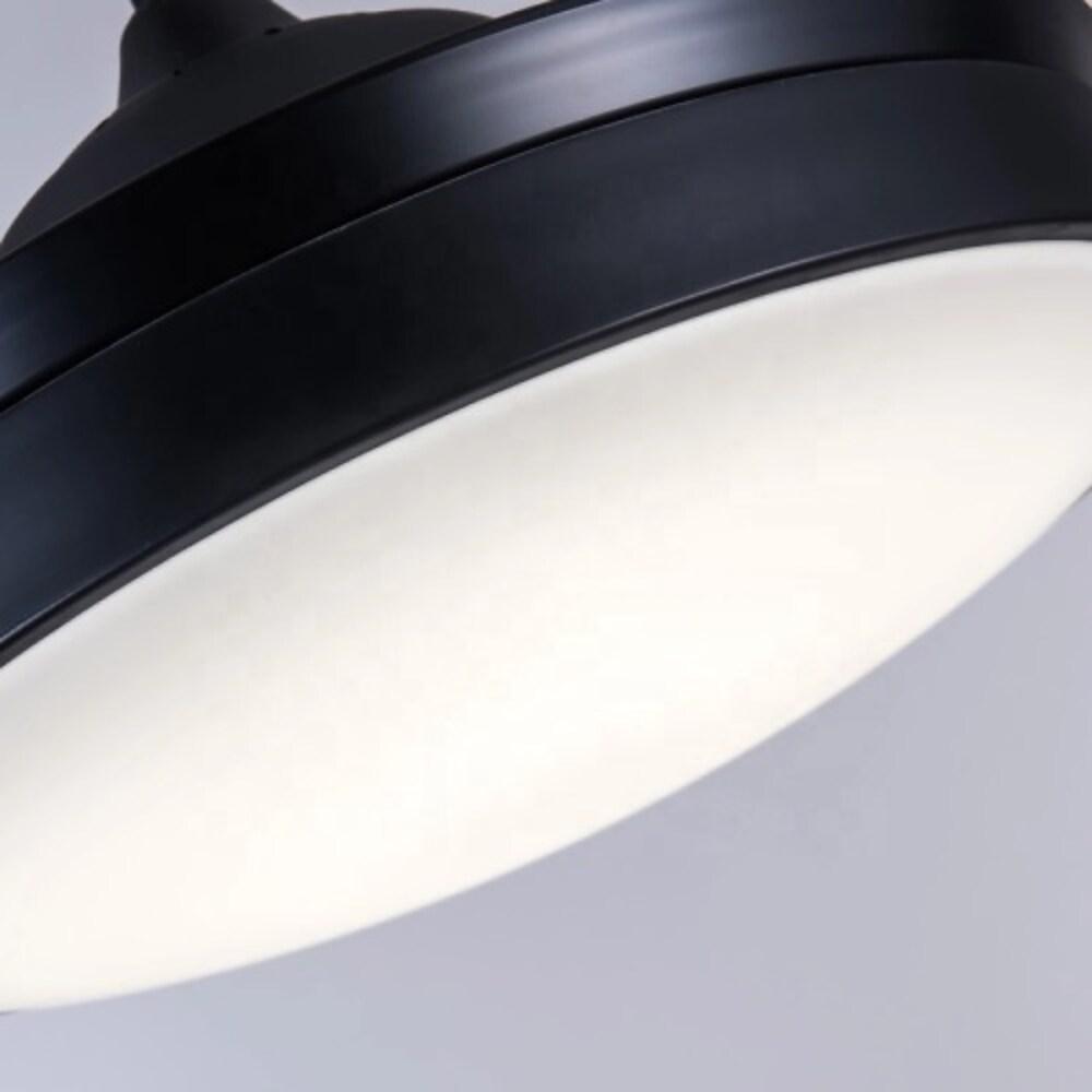 15/19-In Round LED Nordic Retractable Ceiling Fan with Lights