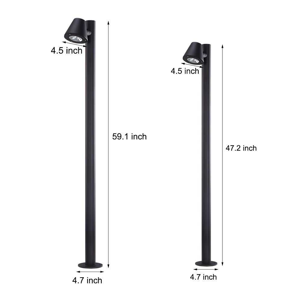 Nut 1/2-LED Outdoor Path Lighting for Landscape Illumination