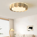 Wooden Ceiling Lights Full Spectrum Flush Mount for Eye Care