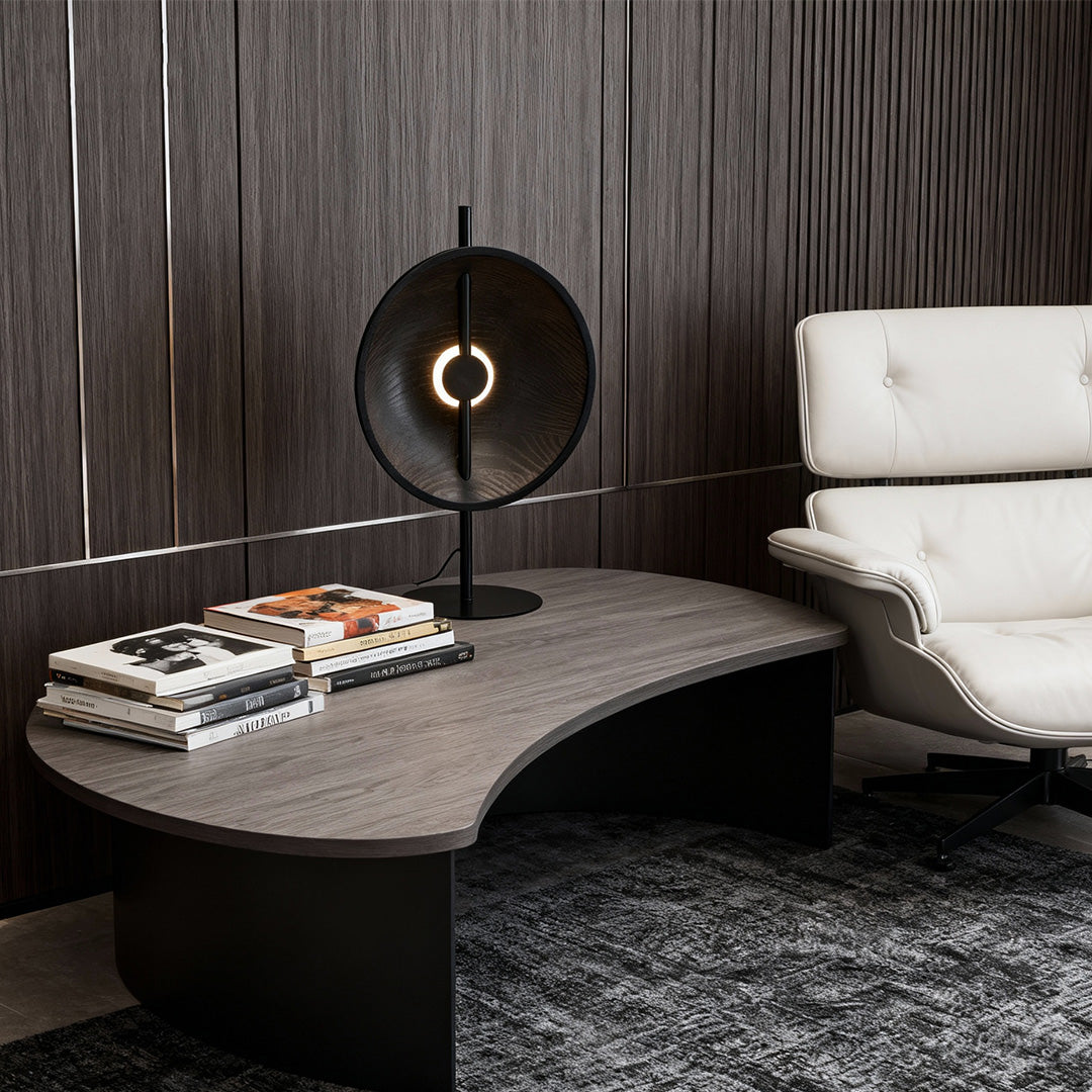 Wood Modern Table Lamp - Minimalist Artistic Design for Home Decor 

Illuminate your space with our Wood Modern Table Lamp, featuring a stylish minimalist design that blends seamlessly into any home decor. This artistic lamp showcases natural wood element