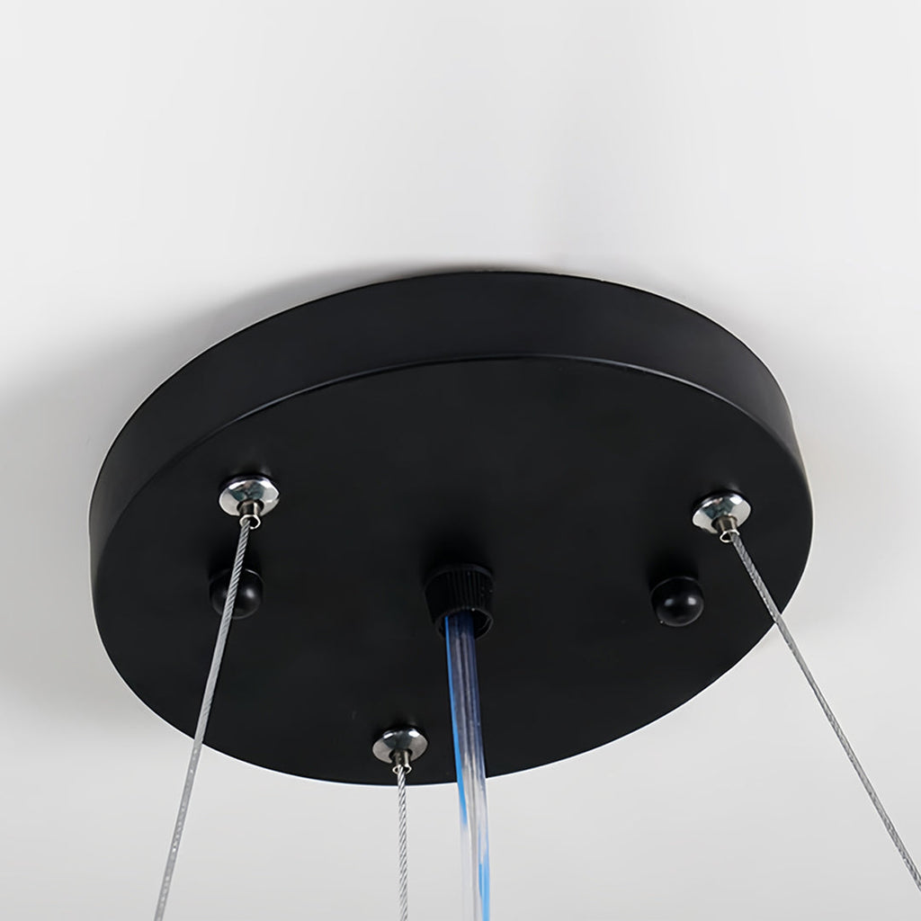 Modern Swallowtail Wrought Iron Chandelier | Elegant Ceiling Light