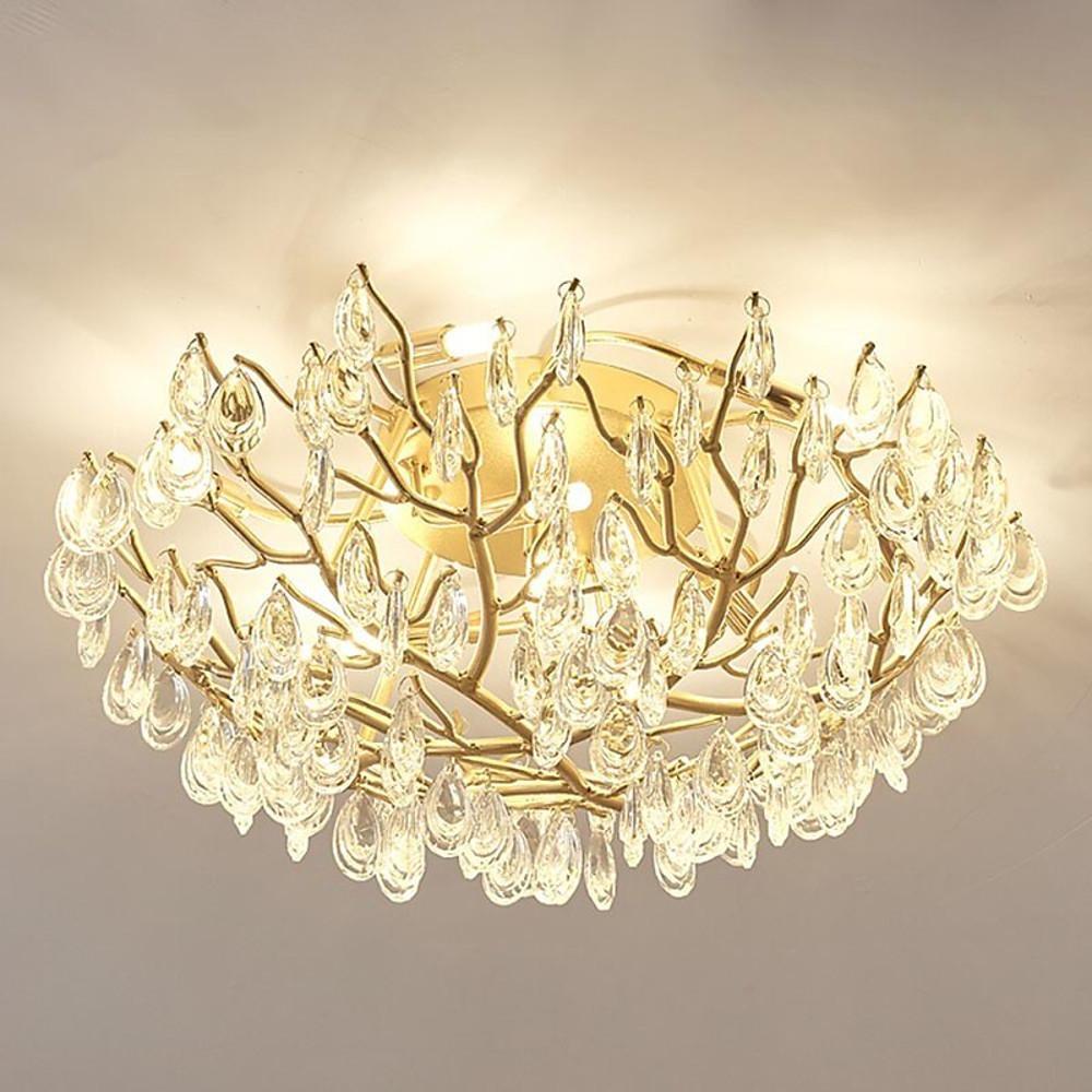 Firefly Sputnik Chandelier - Modern LED Flush Mount Ceiling Light