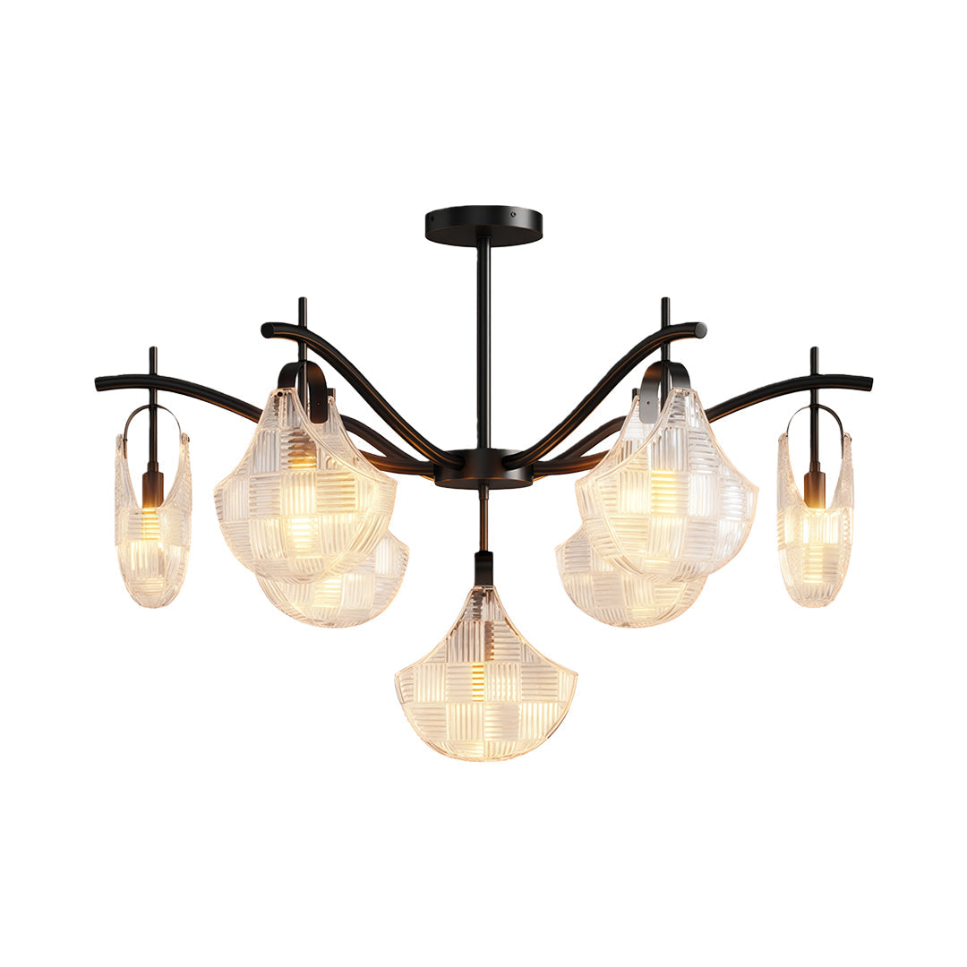 Shell Chandelier Light - Modern Luxury Ceiling Fixture, Creative Design, Elegant Home Lighting
