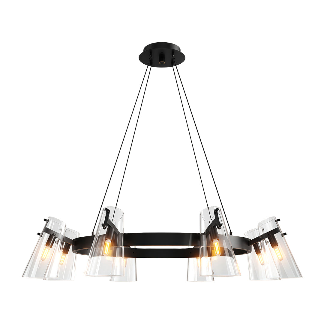Modern Copper Ceiling Light Chandelier - Simple Elegance