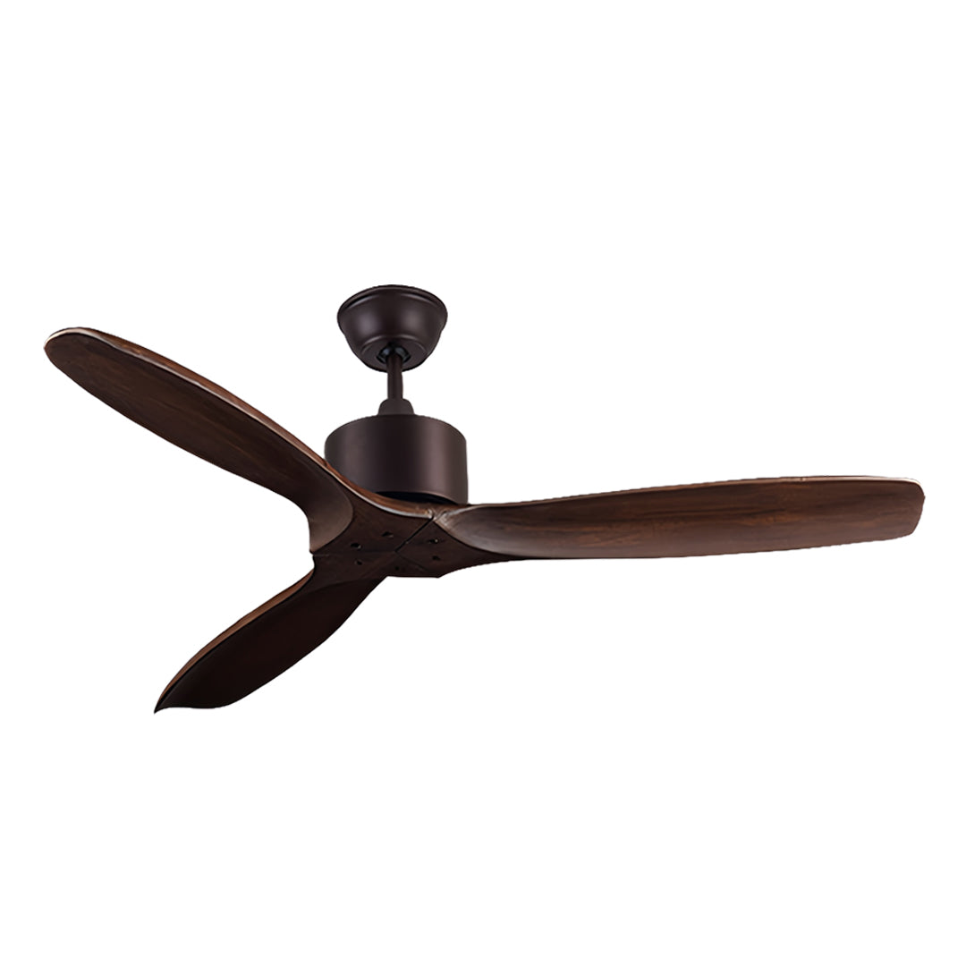Modern Wood 3-Blade Ceiling Fan with Light - Stylish Fandelier Design
