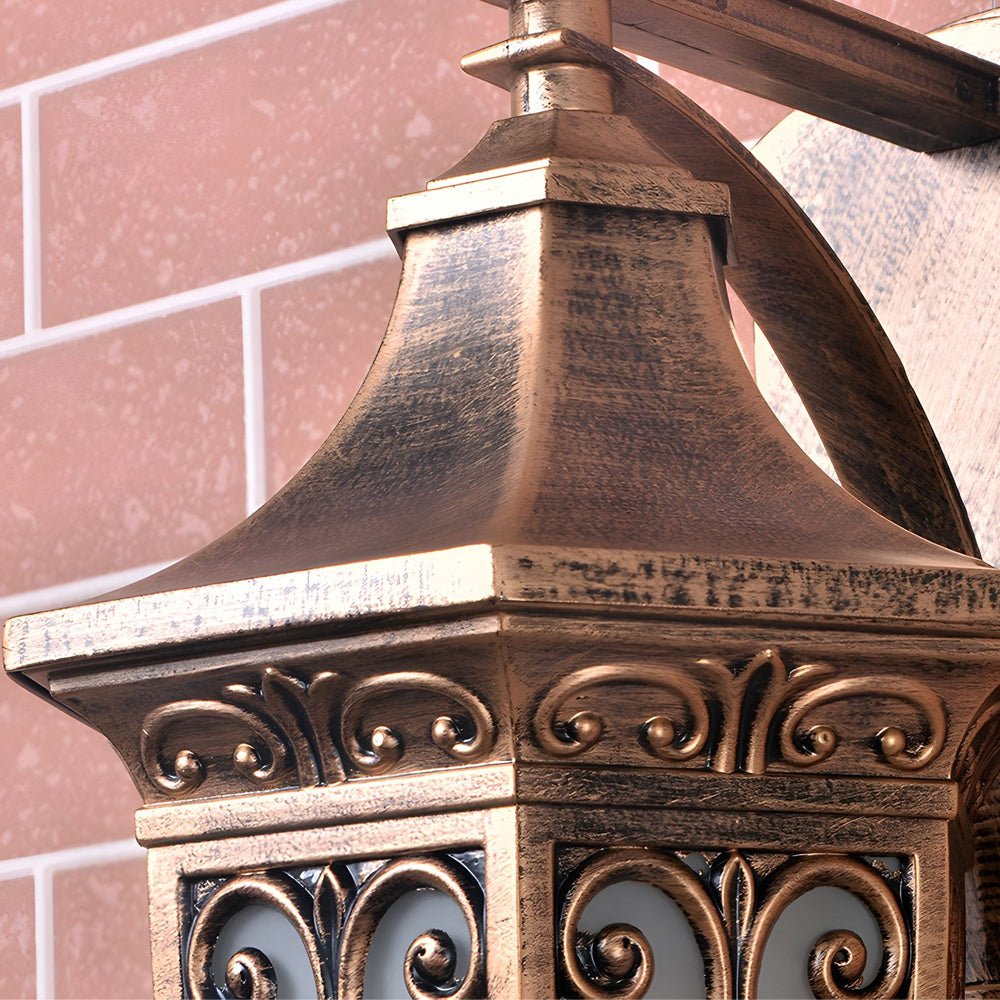 Antique Art Deco Outdoor Wall Sconces Retro Lantern