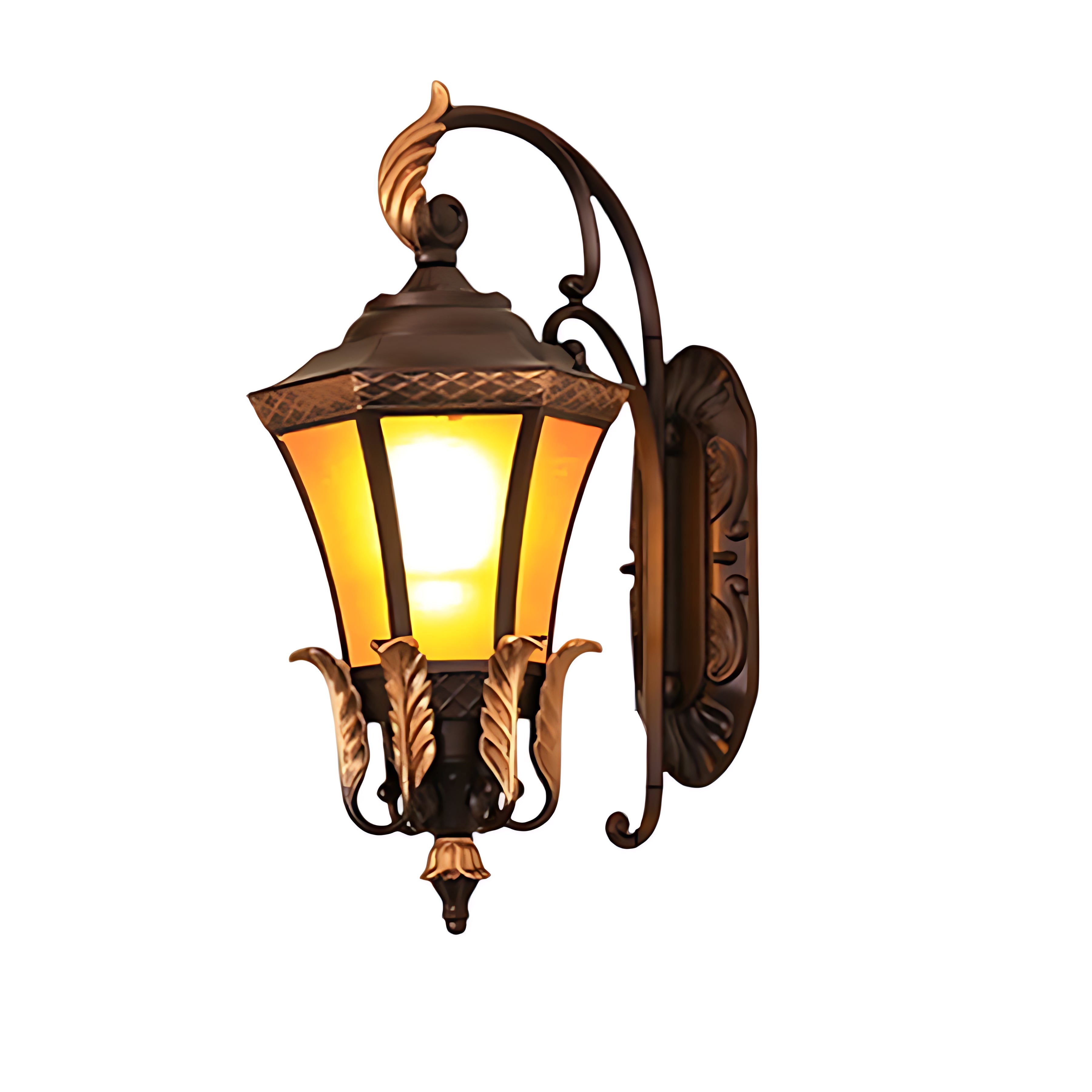 Copper Wall Sconce Outdoor Waterproof European-Style Lighting