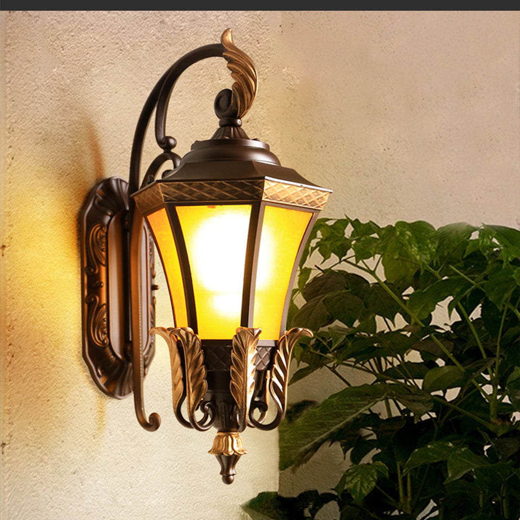 Copper Wall Sconce Outdoor Waterproof European-Style Lighting