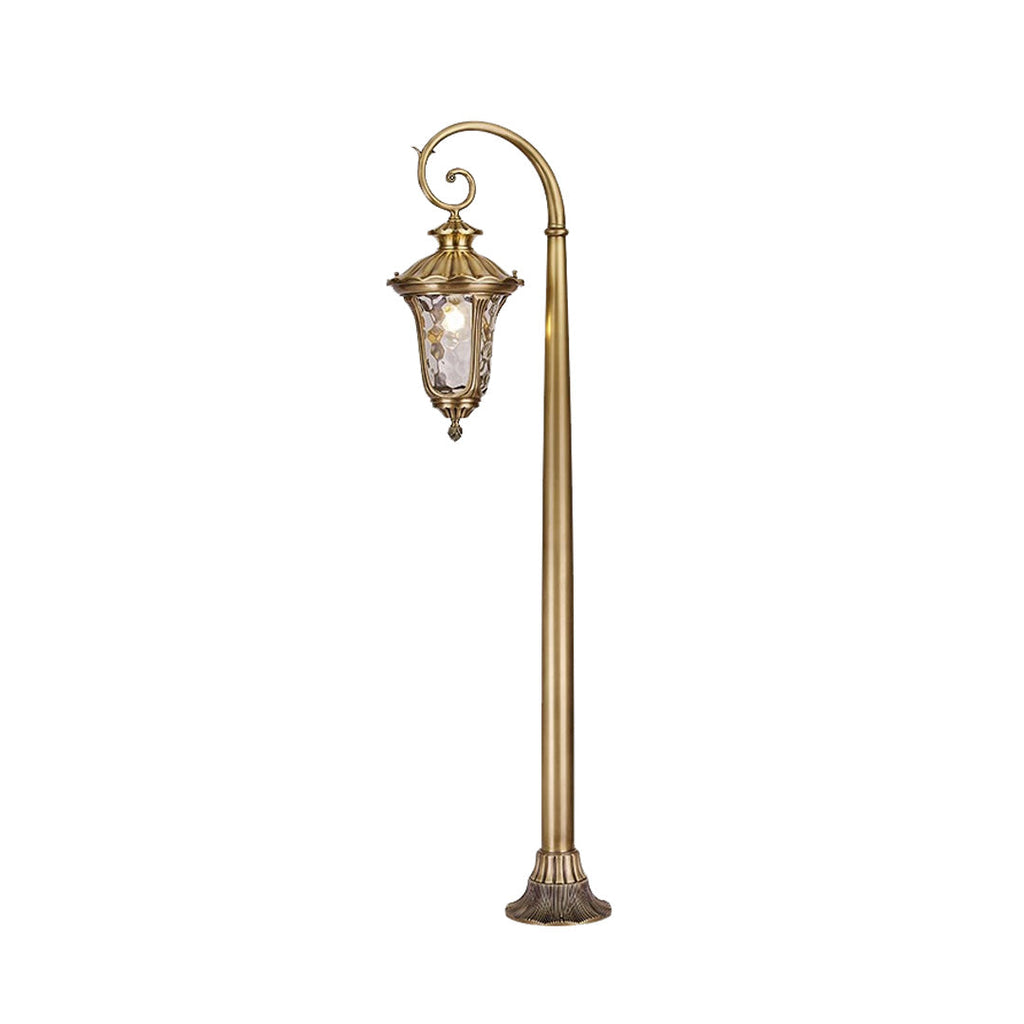 European Style Copper LED Vintage Outdoor Path Light - Durable and Elegant Illumination