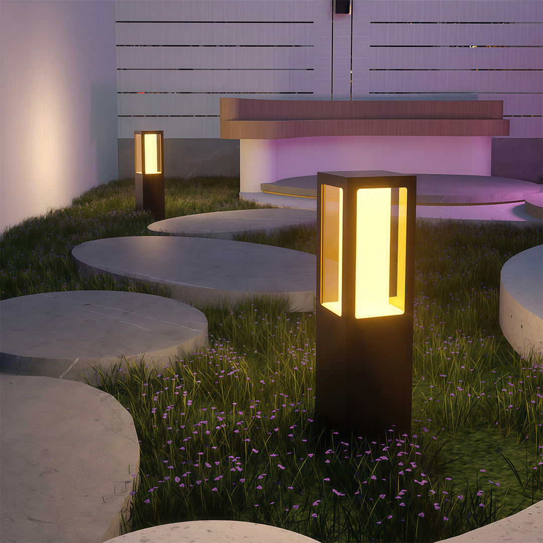 Path Bollard Lights Outdoor Waterproof Landscape Lighting