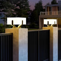 Modern Waterproof LED Square Brick Pillar Lights Outdoor Lighting