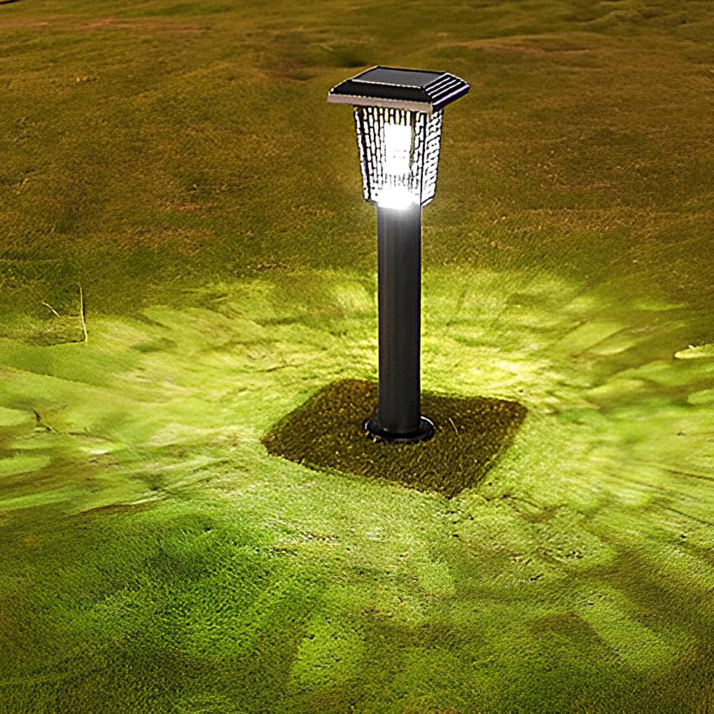 Outdoor Solar Bug Repellent Waterproof Metal Light - Insect Repellent LED Light for Patio & Garden