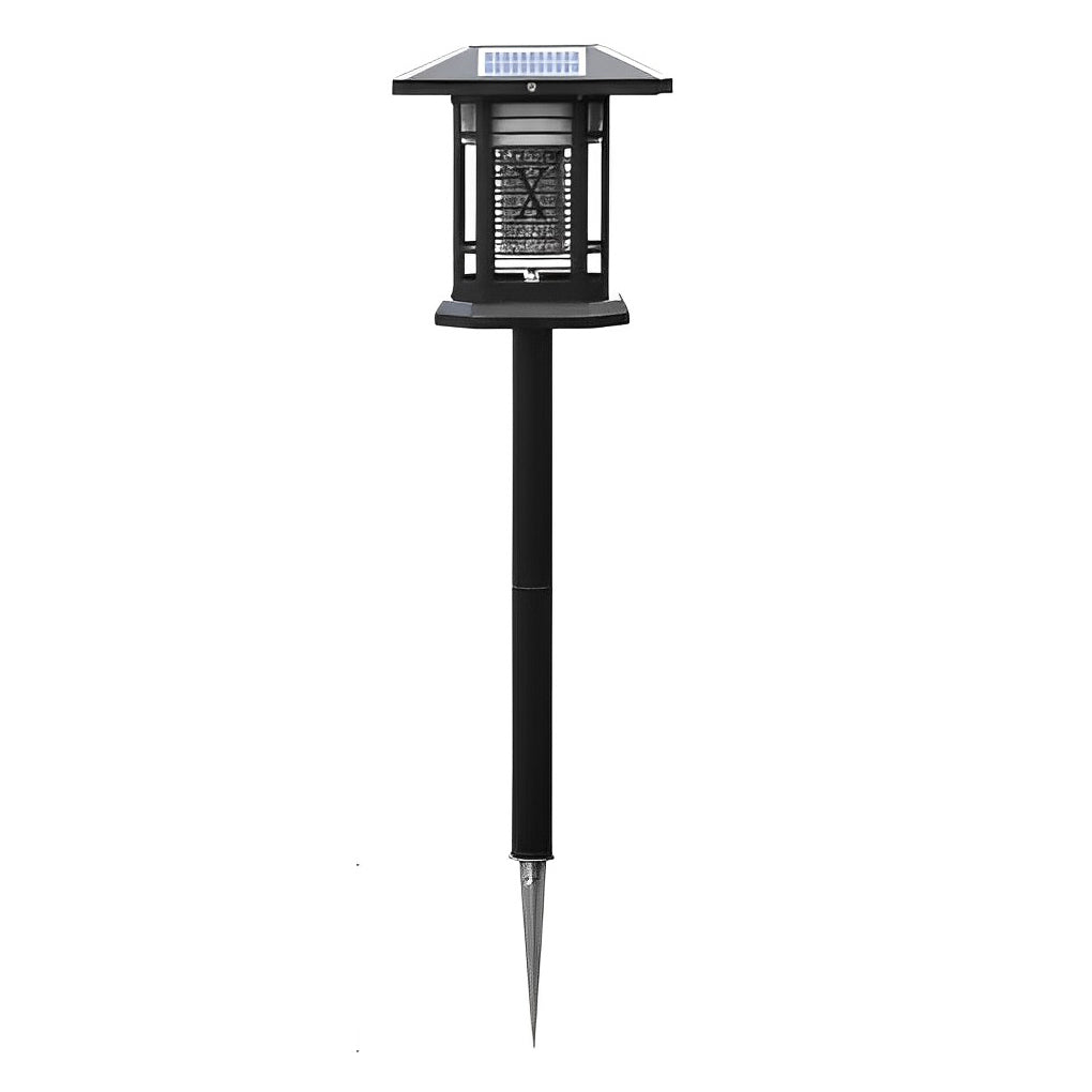 Outdoor Solar Bug Repellent Light - Waterproof Metal Insect Zapper Lantern