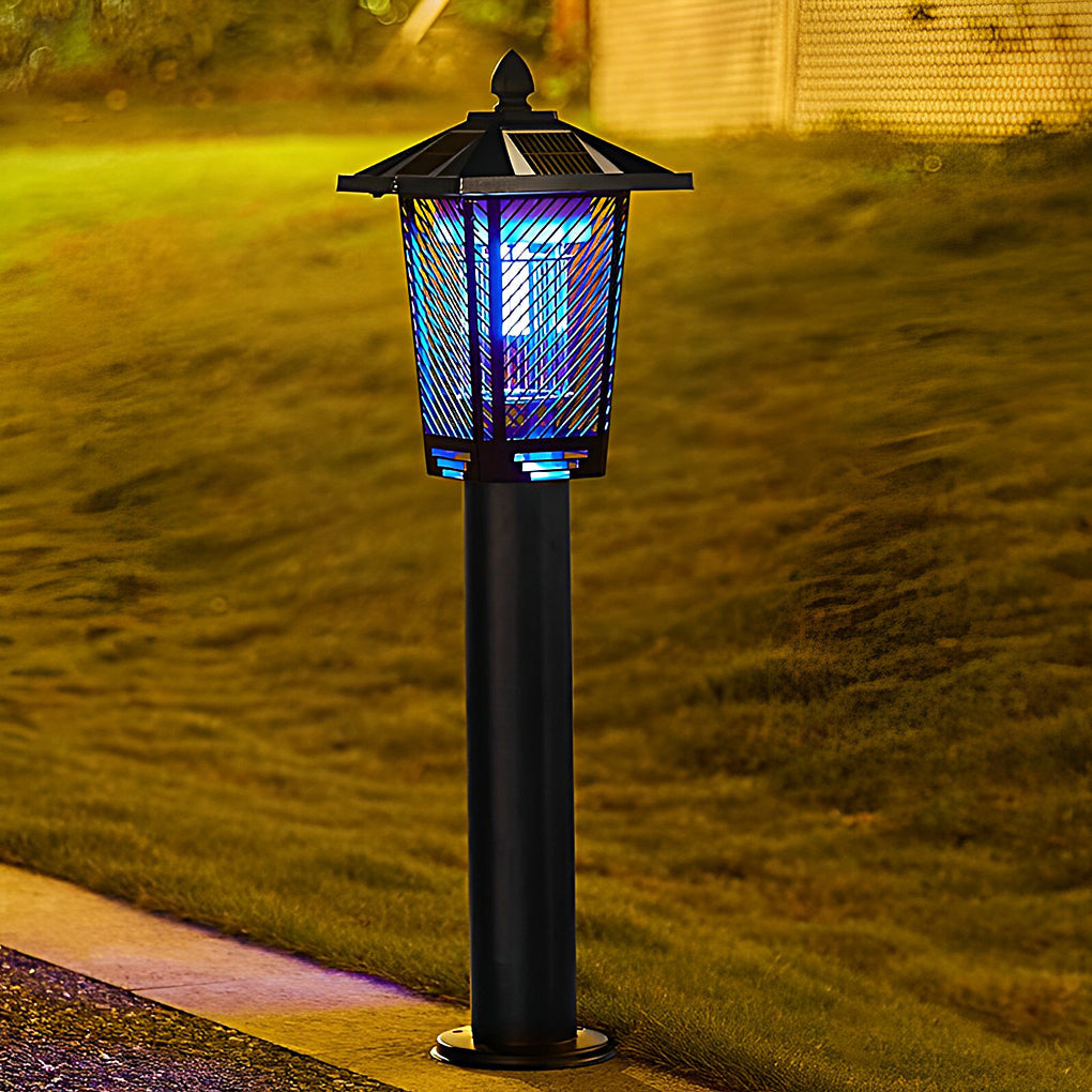 Outdoor Solar Bug Repellent Waterproof Metal Light - Insect Repellent LED Light for Patio & Garden