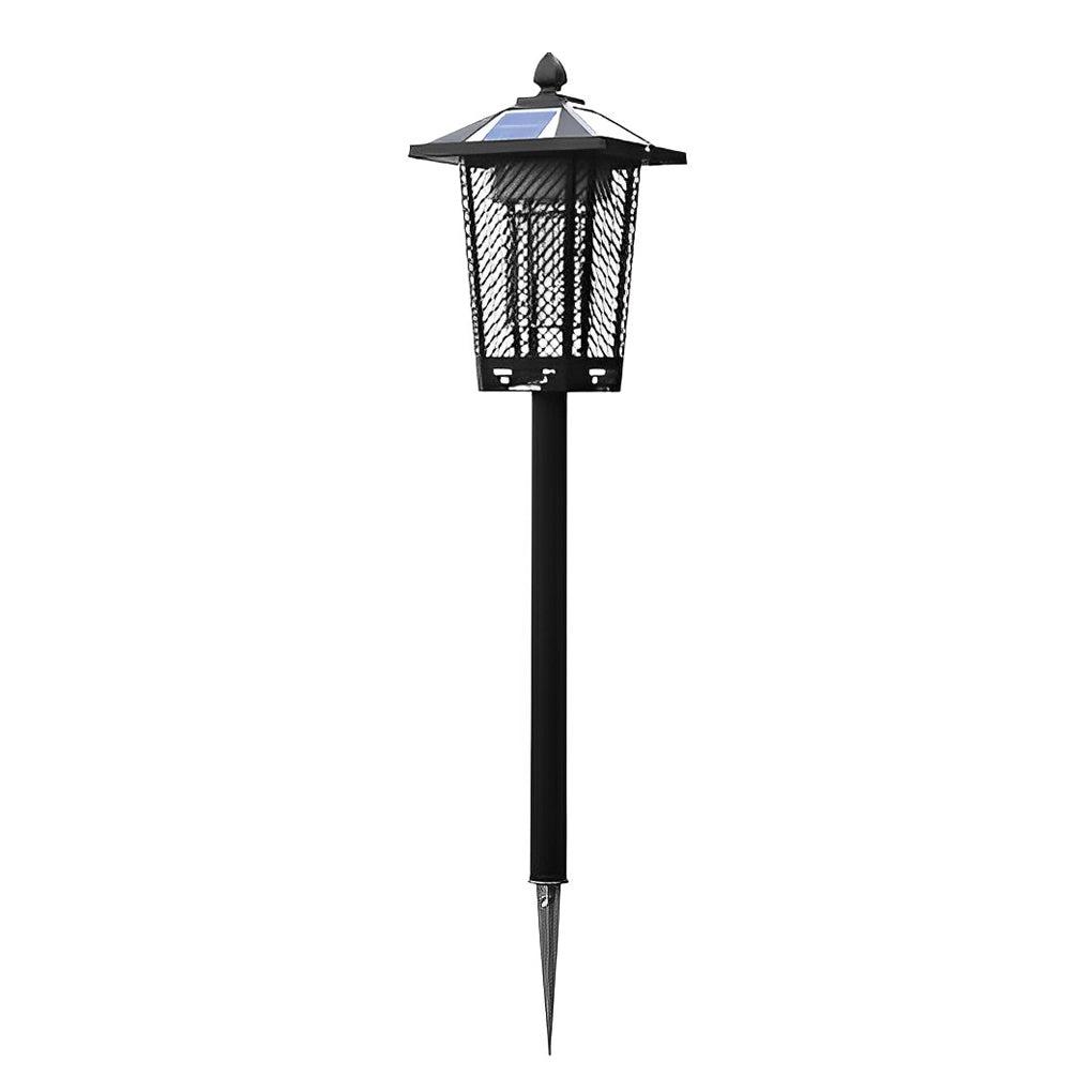 Outdoor Solar Bug Repellent Light - Waterproof Metal Insect Zapper Lantern
