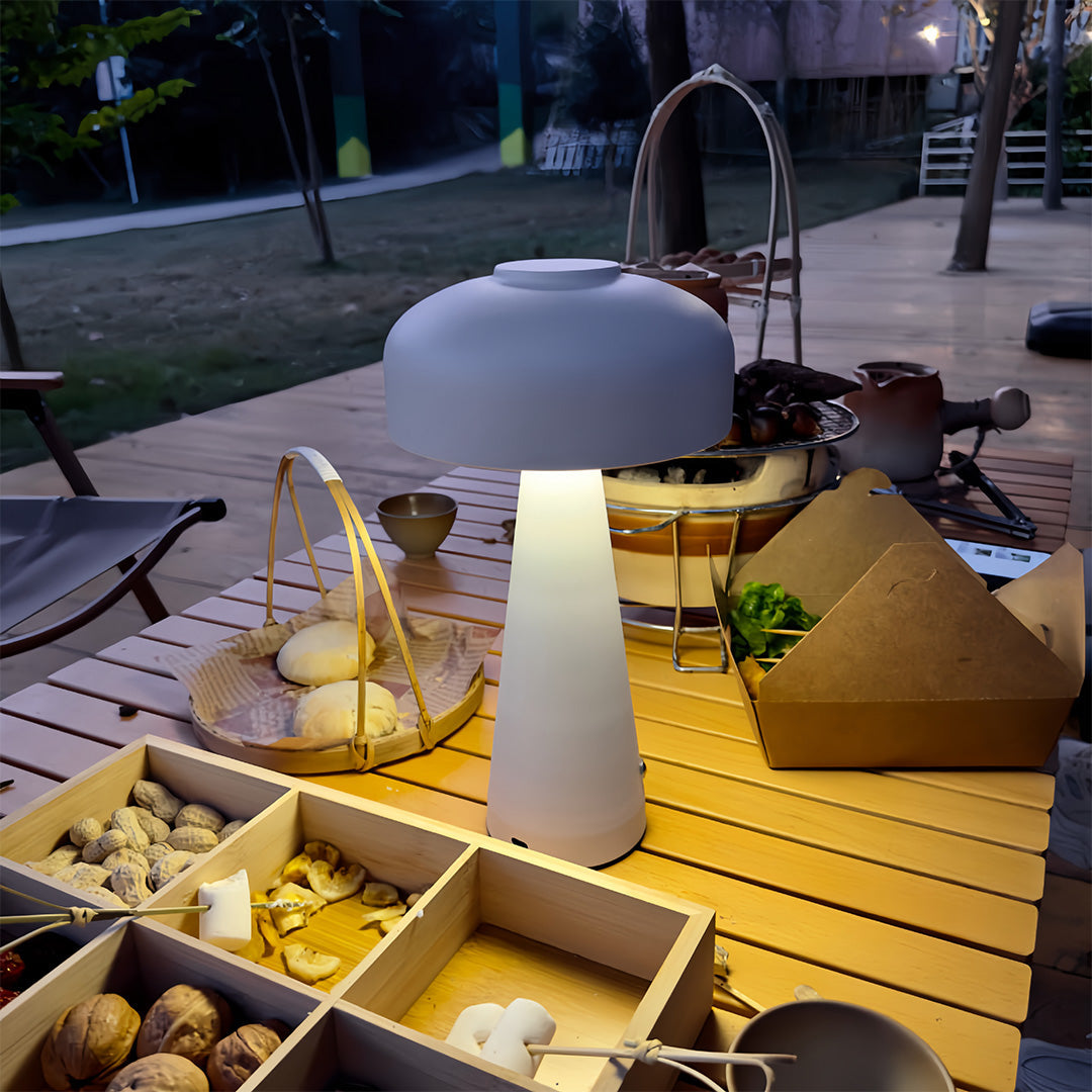 Mushroom Table Lamp - Dimmable Touch Control Portable LED Lighting