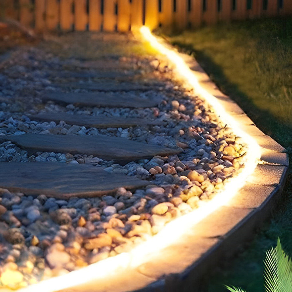 Modern Outdoor LED Light Strips - Flexible Waterproof Lighting Solutions