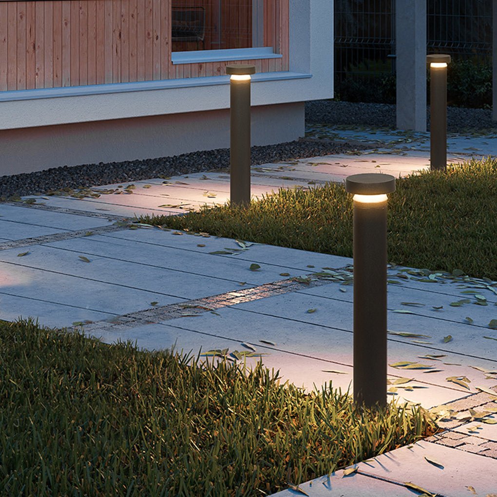 Modern Cylinder Bollard LED Garden Lights - Durable Landscape Lighting, Outdoor Pathway Illumination