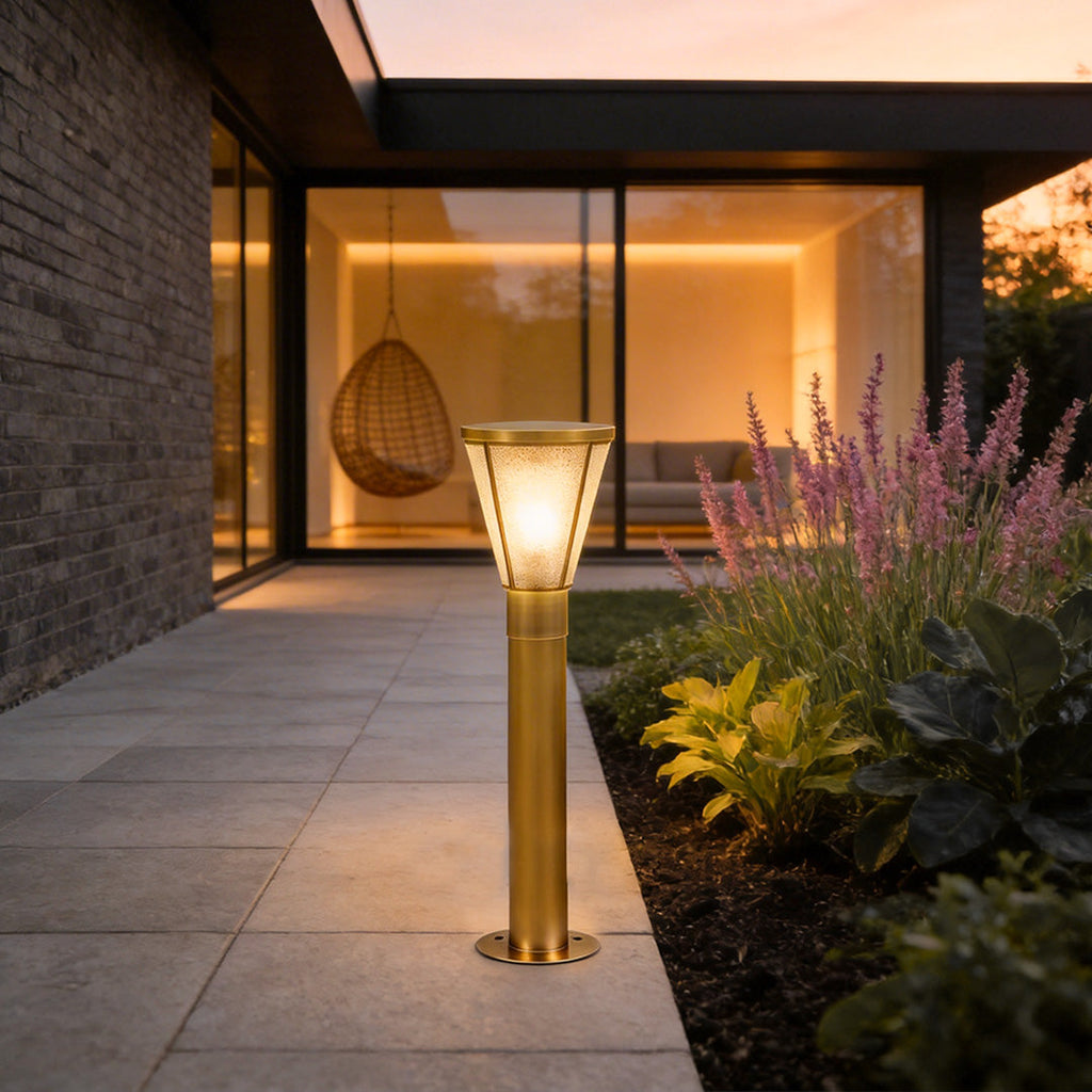 Copper Waterproof LED Garden Path Lights - Outdoor Landscape Lighting