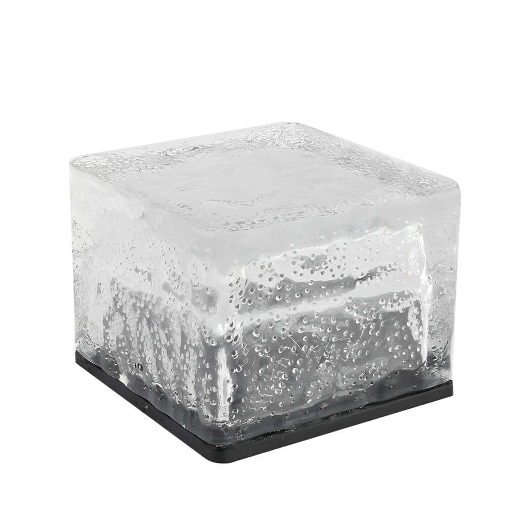 Outdoor Solar Step Lights - Intelligent Ice Cube Design, Modern LED Lighting