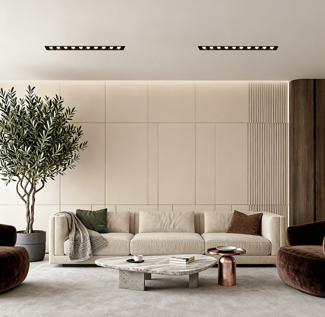 LED Linear Downlight Borderless Embedded Ceiling Light