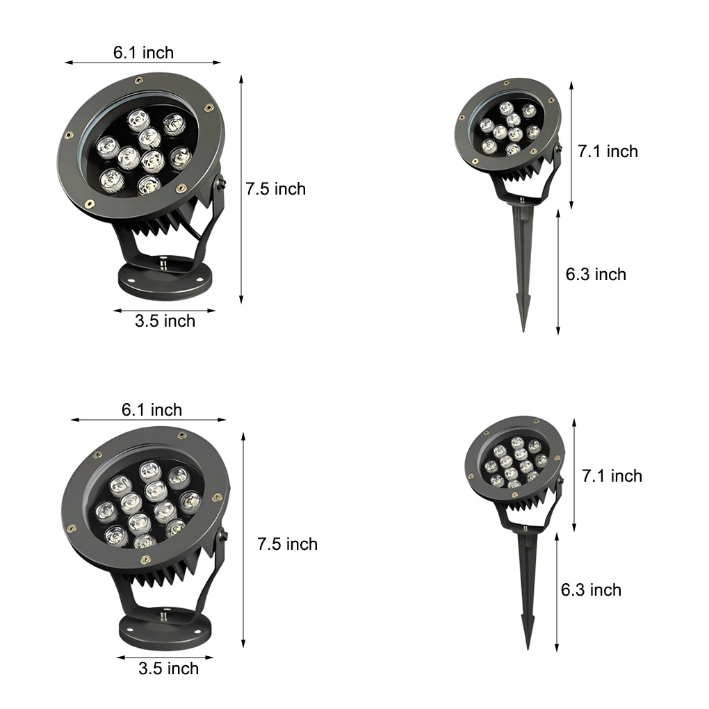 Modern Outdoor LED Spotlights for Energy-Efficient Garden Lighting