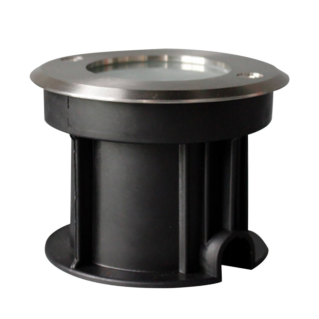 Poolside Waterproof LED Step Lights - Chrome Inset Lighting for Garden & Lawn