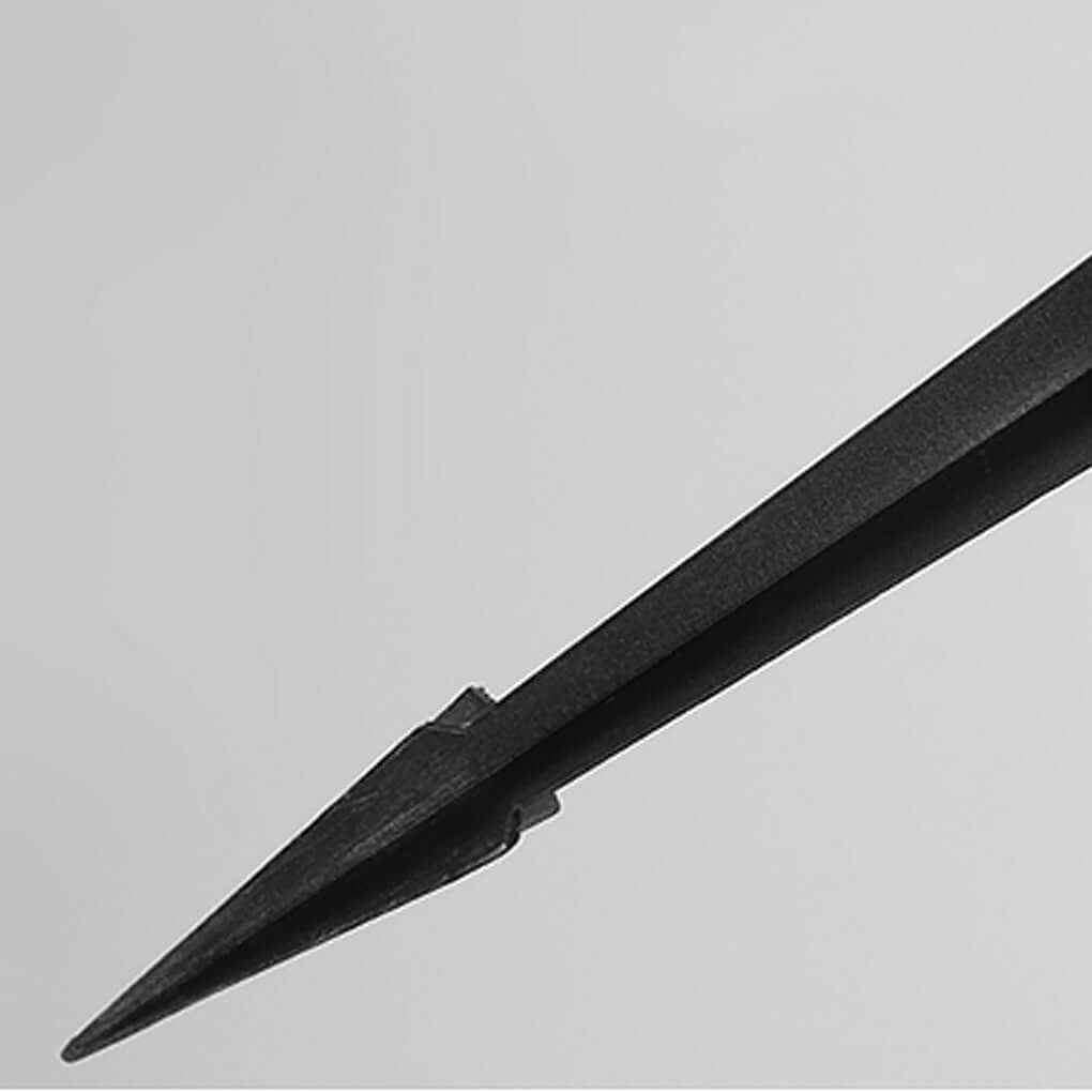 Sleek Black Oval LED Solar Ring Lights - Modern Outdoor Minimalist Design