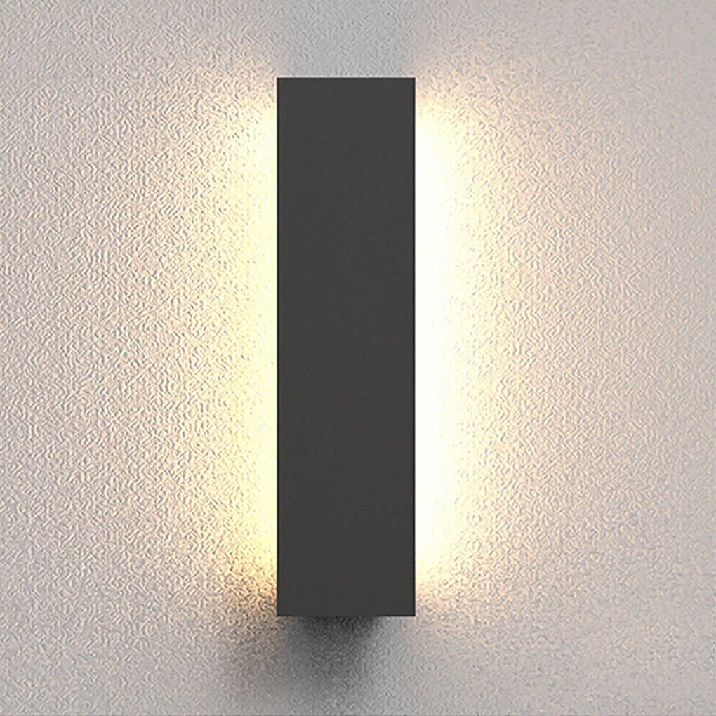 Linear Outdoor Wall Light - Modern Waterproof LED Fixture for Patios, Gardens, and Walkways