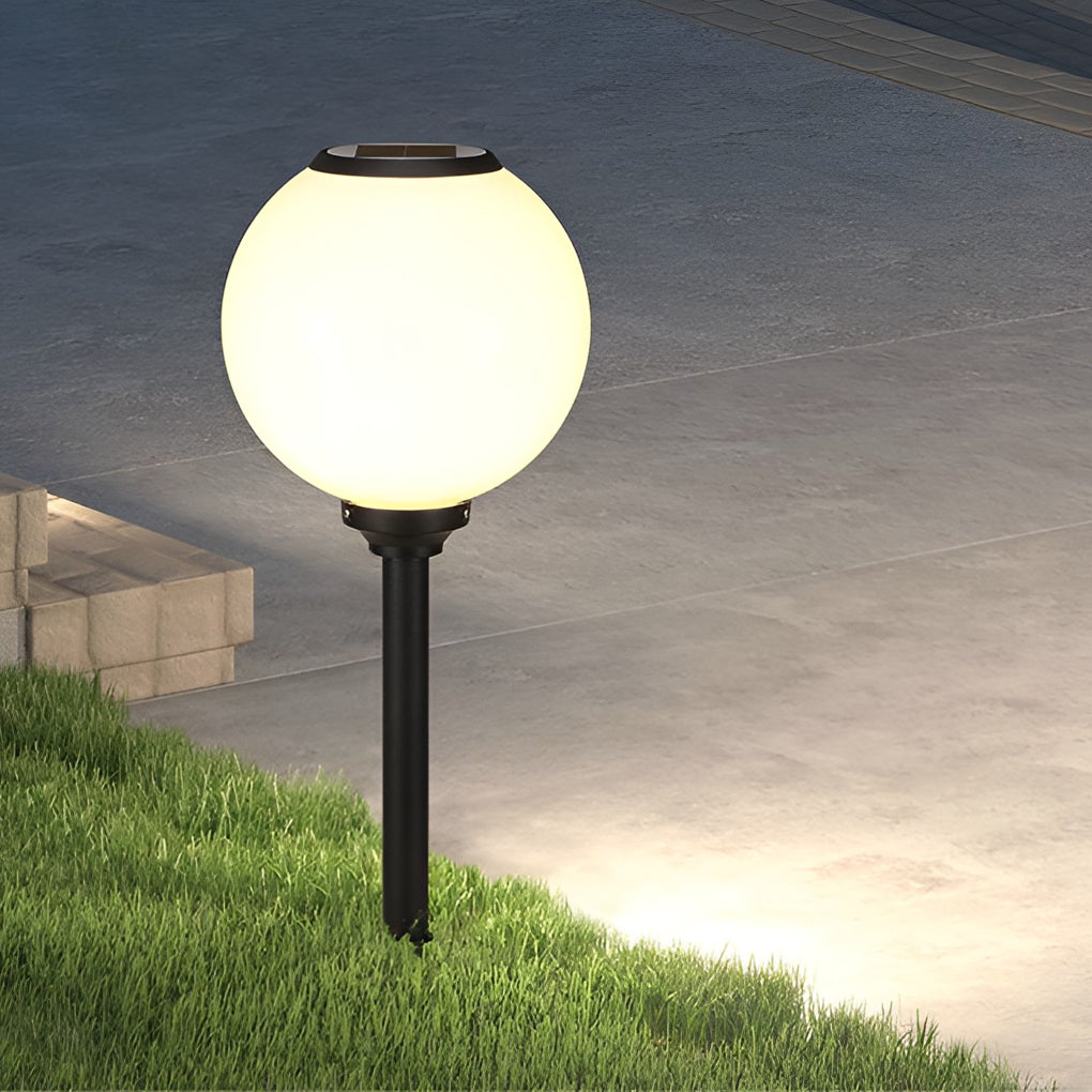 Glass Solar Path Light - Outdoor LED Globe Ball 

Illuminate your outdoor space with our stylish Glass Solar Path Light. This LED globe ball-shaped light enhances your garden, patio, or walkway while providing energy-efficient lighting. Made from durable