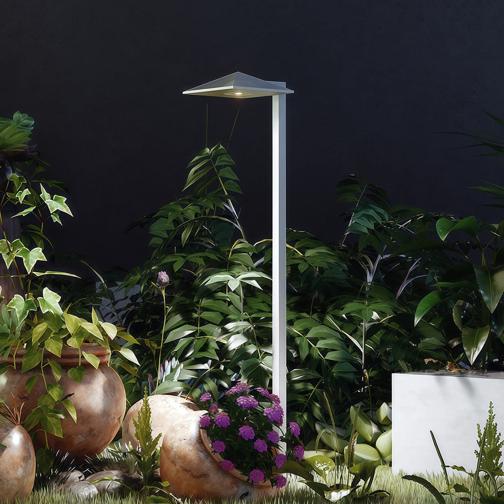 Modern Waterproof Plug-in Pathway Lights - Minimalist Outdoor Lighting Solution