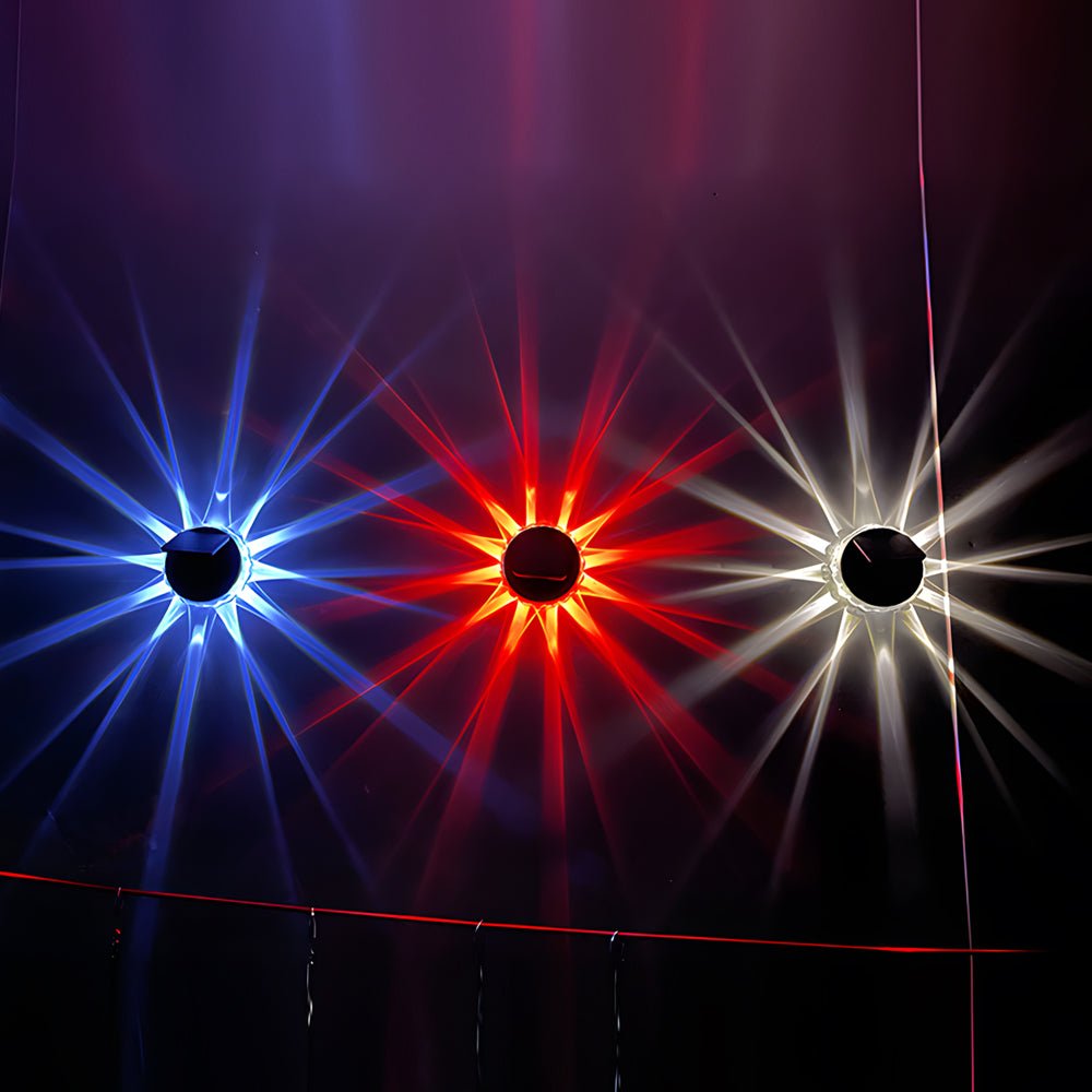 Outdoor Solar Petal Wall Lamp for Patio Lighting