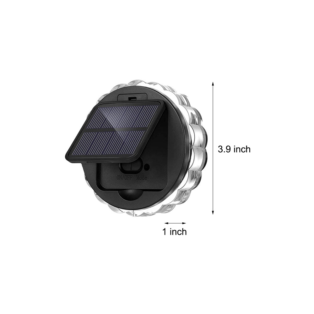 Outdoor Solar Petal Wall Lamp for Patio Lighting