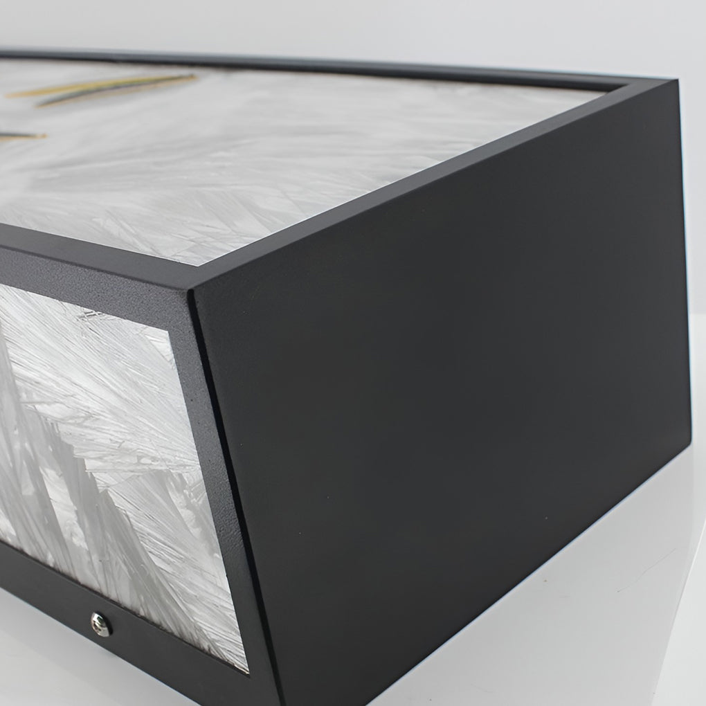 Square Retro LED Wall Light - Waterproof Galvanized Steel Fixture