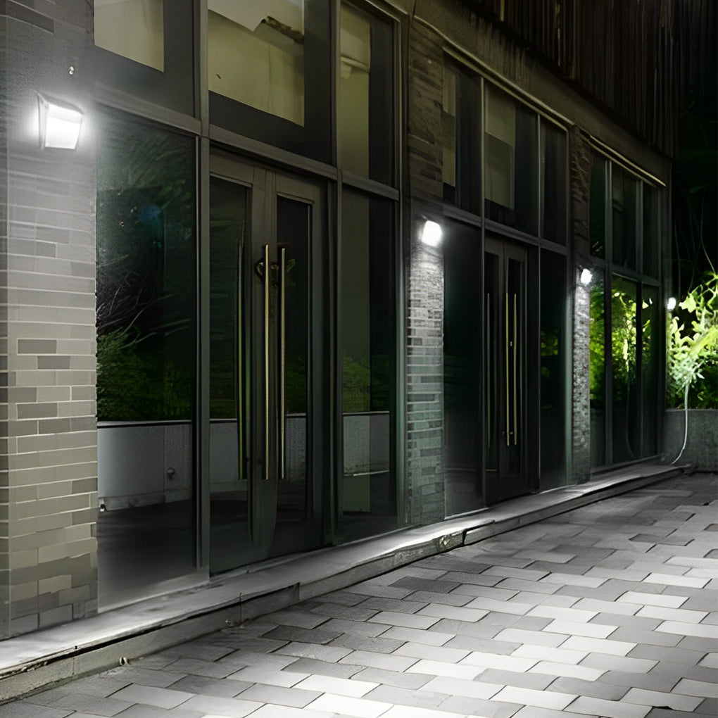 Outdoor Solar Motion Sensor Wall Light - Waterproof LED Security Lighting