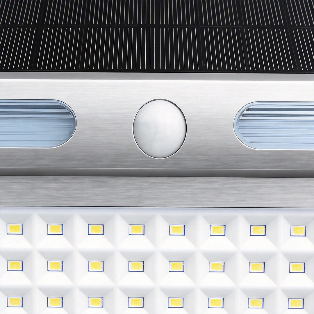 Outdoor Solar Motion Sensor Wall Light - Waterproof LED Security Lighting
