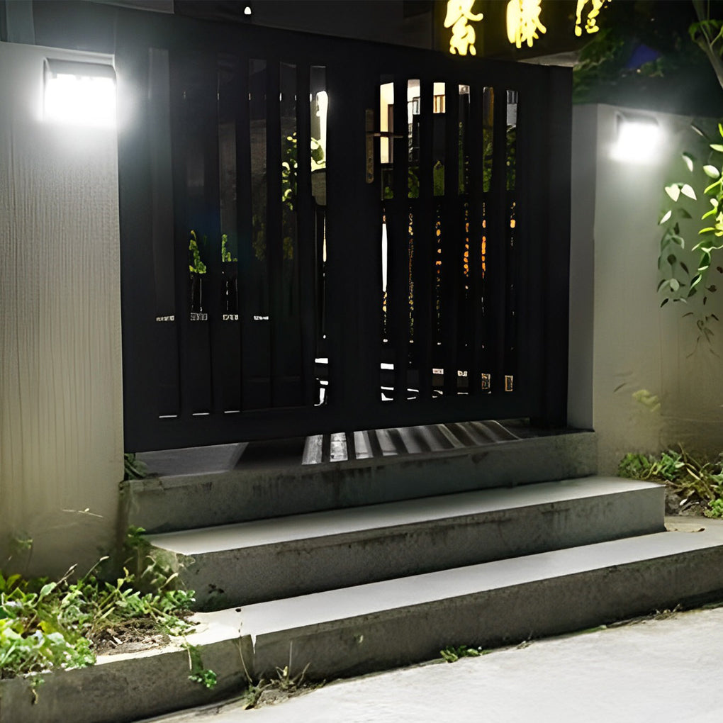 Outdoor Solar Motion Sensor Wall Light - Waterproof LED Security Lighting