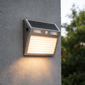 Outdoor Solar Motion Sensor Wall Light - Waterproof LED Security Lighting