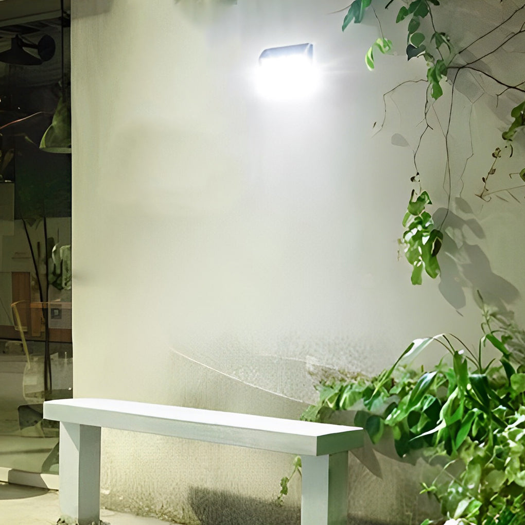 Outdoor Solar Motion Sensor Wall Light - Waterproof LED Security Lighting