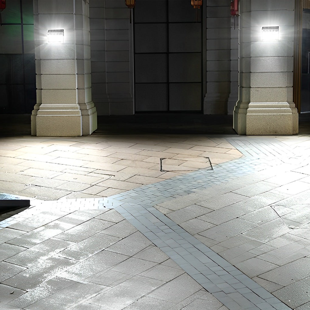 Outdoor Solar Motion Sensor Wall Light - Waterproof LED Security Lighting