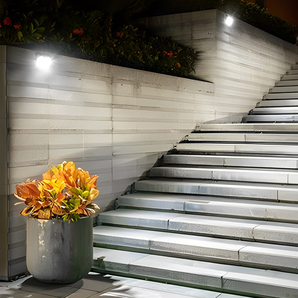 Outdoor Solar Motion Sensor Wall Light - Waterproof LED Security Lighting