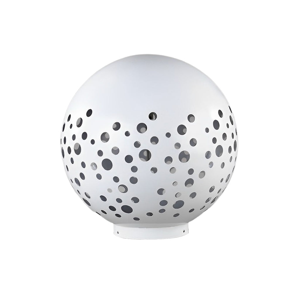Outdoor Waterproof Sphere Light - Modern Hollow Metal Garden Fixture
