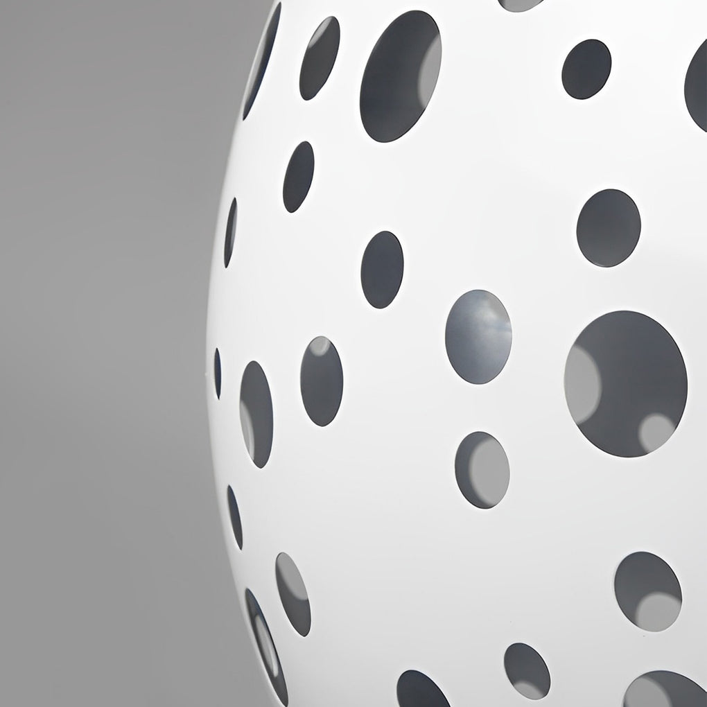 Outdoor Waterproof Sphere Light - Modern Hollow Metal Garden Fixture