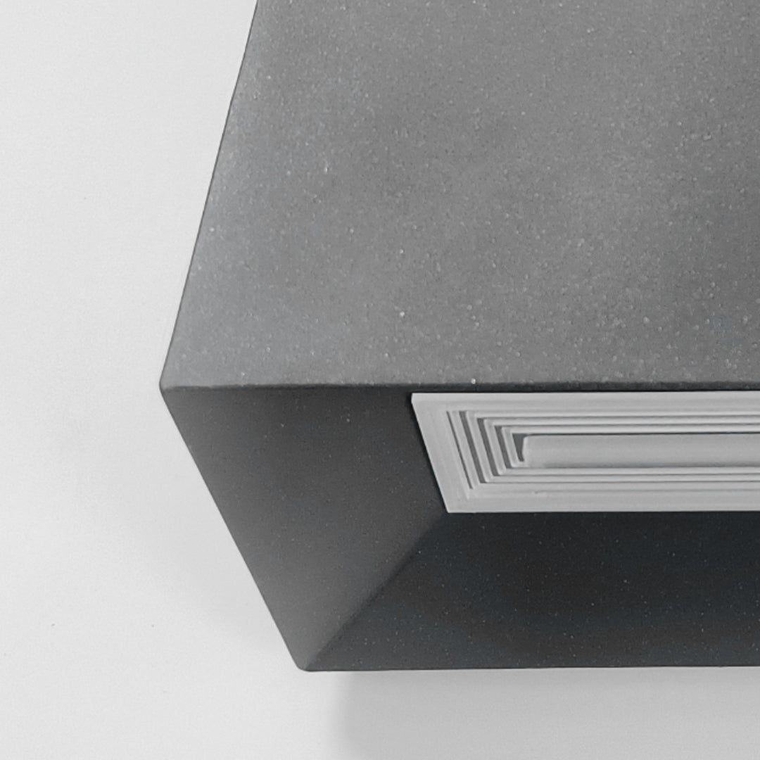Square Pillar LED Solar Fence Post Light - Modern Cube Design, Outdoor Lighting Solution for Patios and Gardens