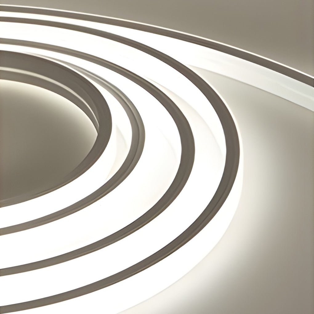 Outdoor LED Stair Lighting Strips - Silicone White Waterproof Lights