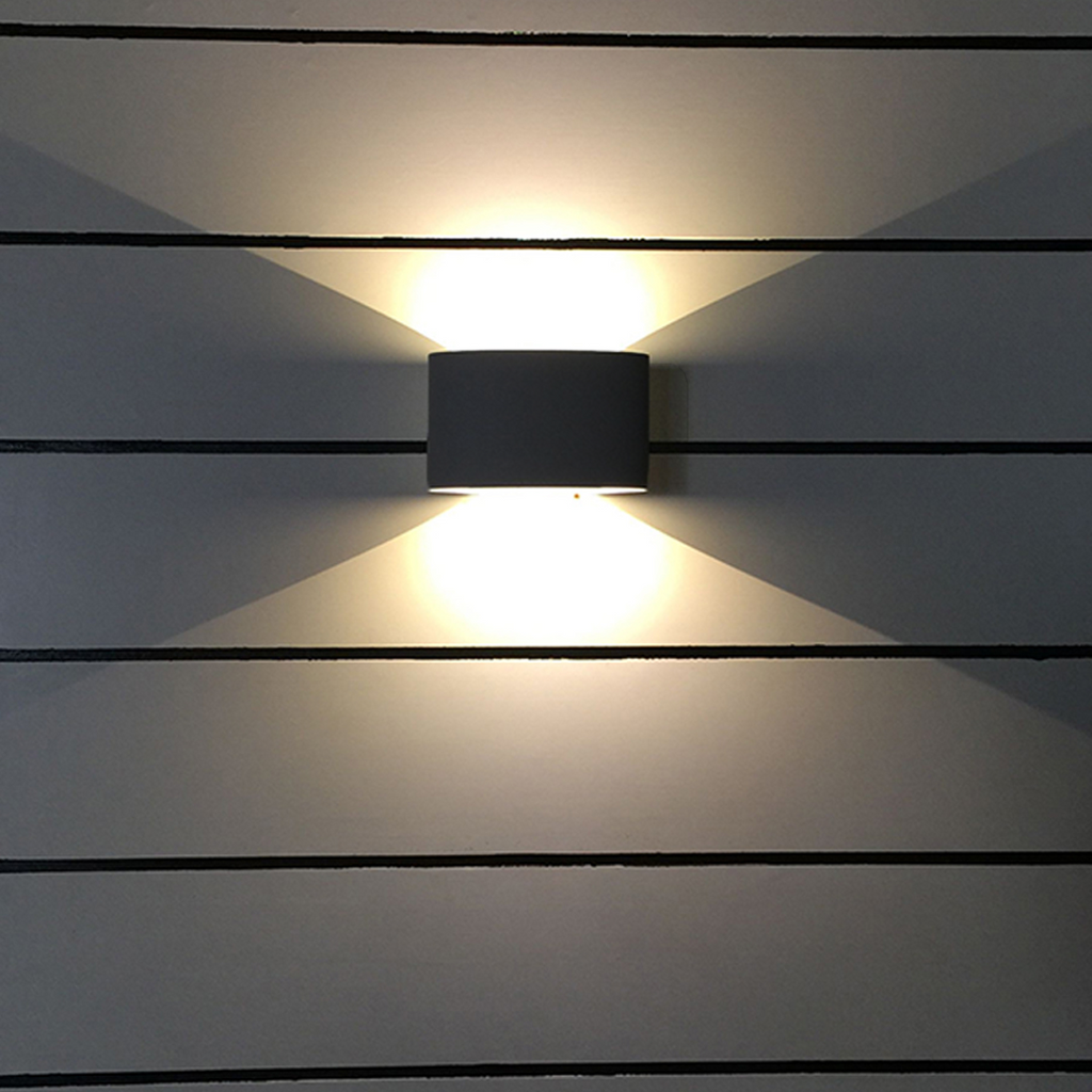 Outdoor LED Up Down Wall Light - Waterproof Minimalist Design