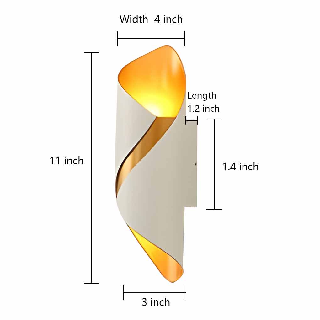 Modern LED Outdoor Up Down Wall Light Waterproof Luminaire