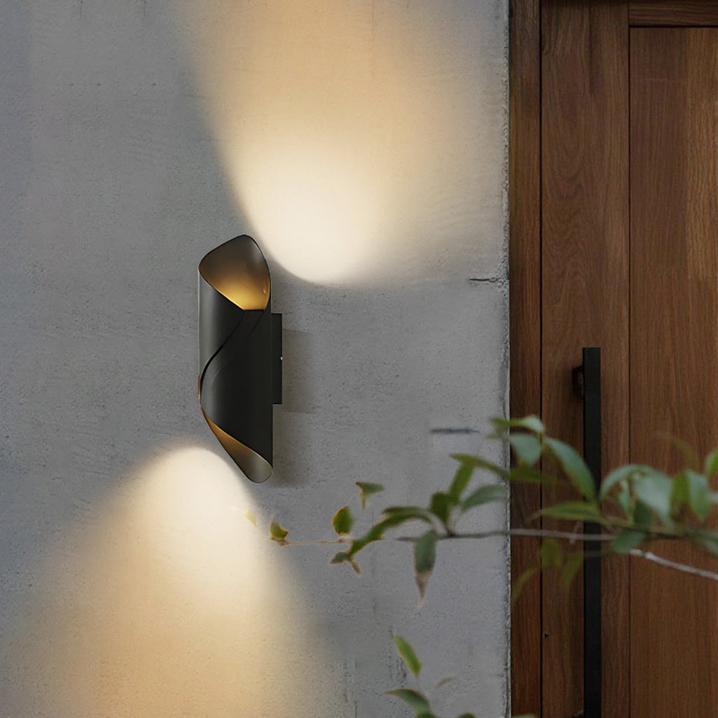 Modern LED Outdoor Up Down Wall Light Waterproof Luminaire